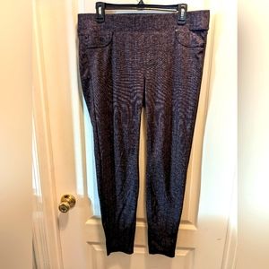 Liverpool Brown/Black Jeggings, Sz 14
